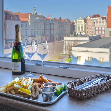 Lejlighedshotel Oysters & Bubbles Gastro Rynek Square Poznań