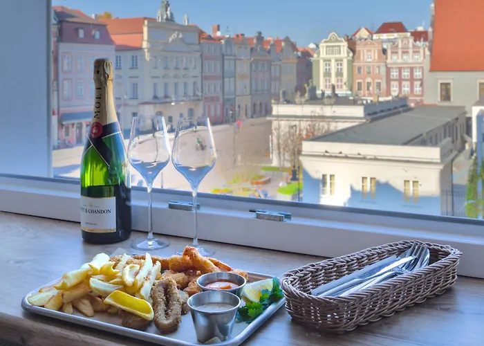 Aparthotel Oysters&bubbles Gastro Rynek Square Poznań